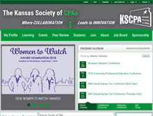 Tablet Screenshot of kscpa.org